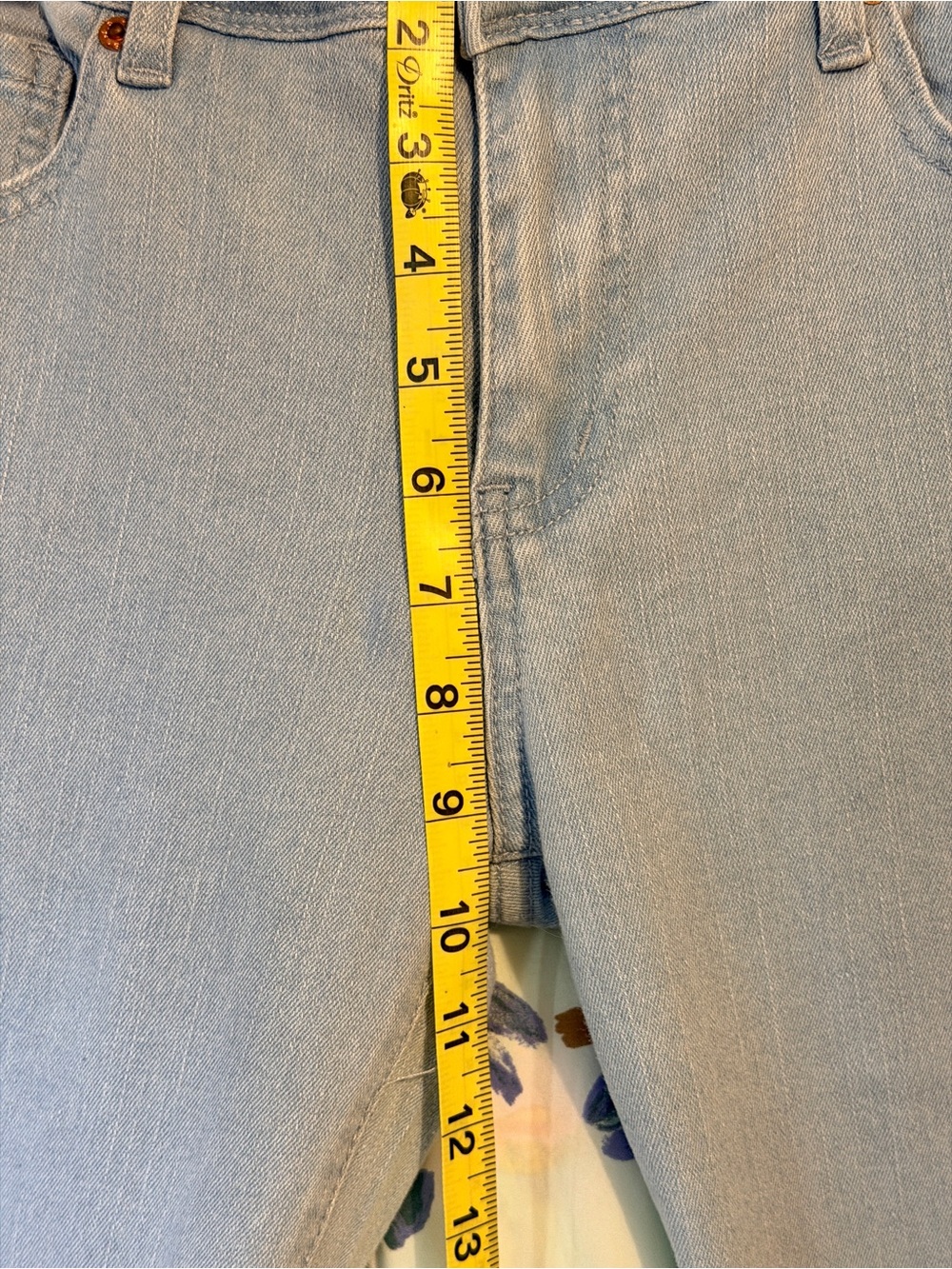 Tall 6’1” Club | Flare Leg Jeans | Light Wash | Size 8 Tall | 38" Inseam - Picture 5 of 8